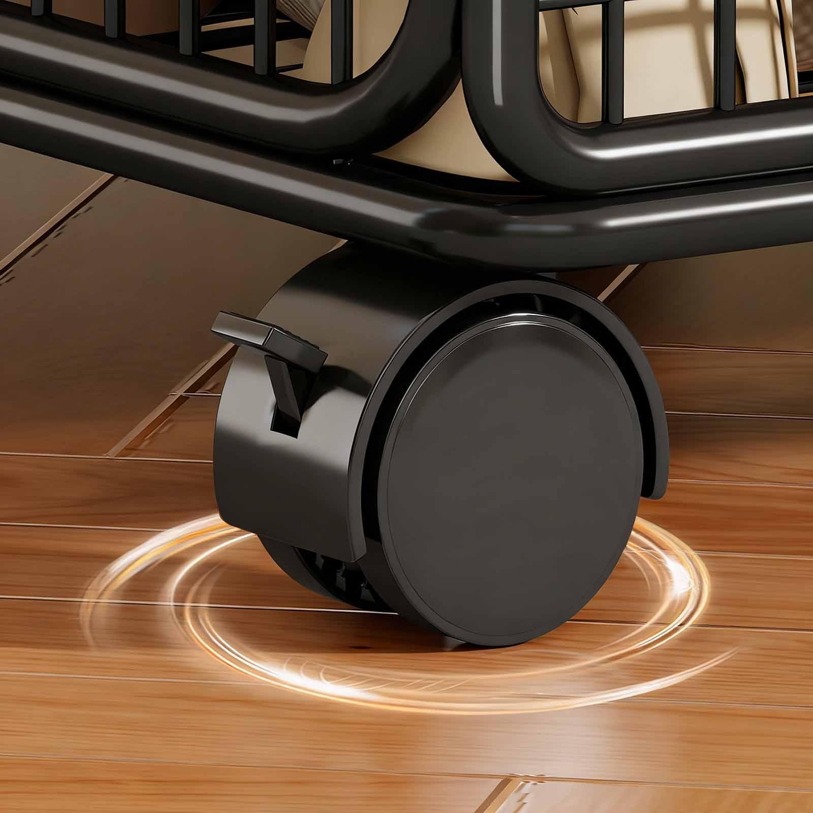 Book Cart Rolling - Rolling File Folder Cart,under Desk Storage,Bedroom