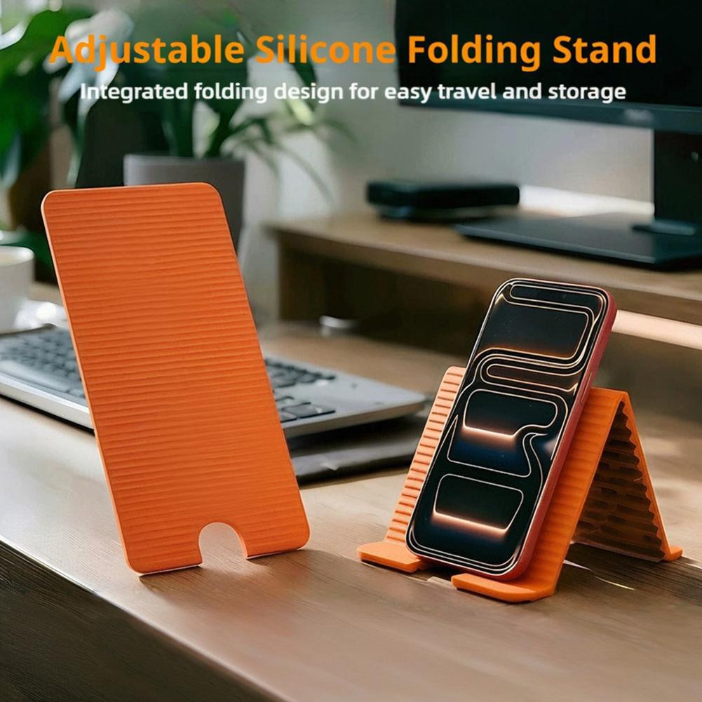 Adjustable Laptop Table - Flexible Foldable Silicone Phone Holder For