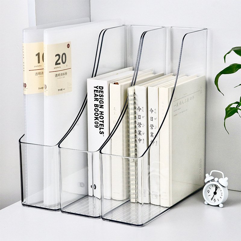 Binder Storage Box - Acrylic A4 Storage Filing Box for