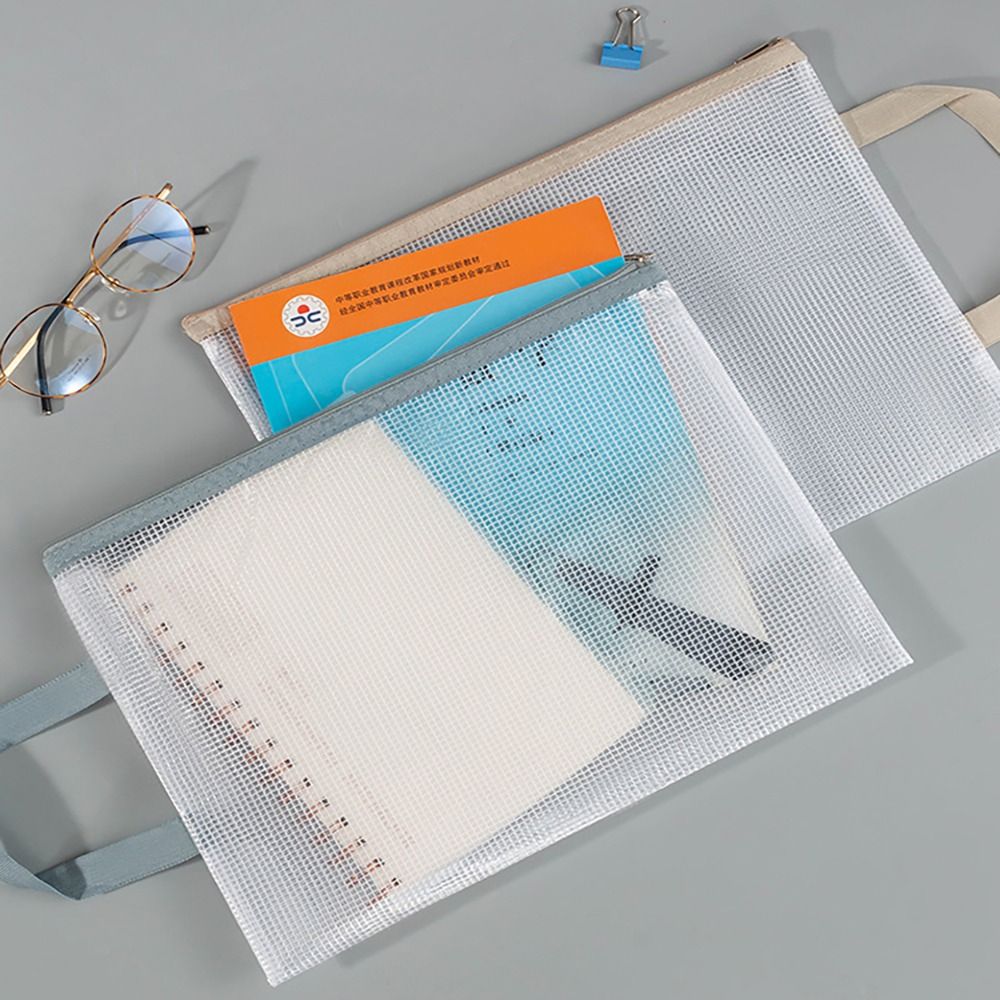 New Double-layer A4 Storage Ba - Binder Storage Box ulasan dan harga