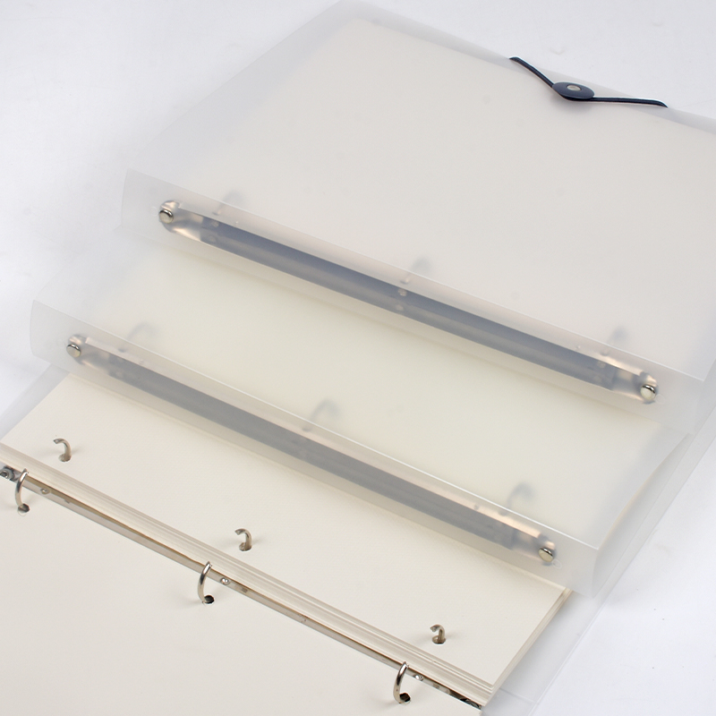 3Pcs Frosted Transparent A4 Lo - Binder Storage Box ulasan dan harga