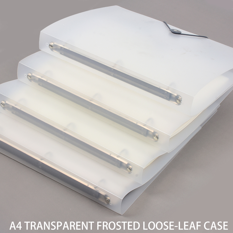 3Pcs Frosted Transparent A4 Lo - Binder Storage Box ulasan dan harga