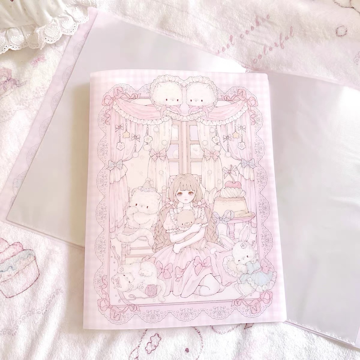 40 Pages A4 Cartoon Large Capa - Binder Storage Box ulasan dan harga