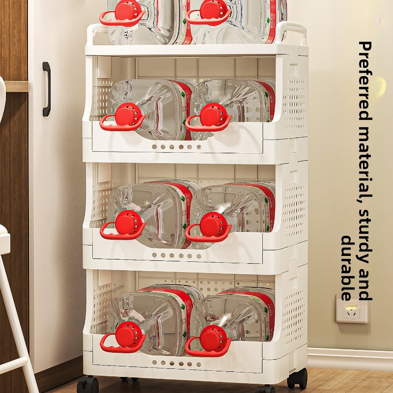 Simple Plastic Storage Shelf U - Book Cart Rolling ulasan dan harga
