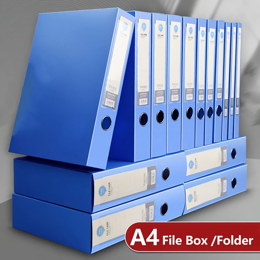 1pcs Foldable A4 File Folders, - Binder Storage Box ulasan dan harga