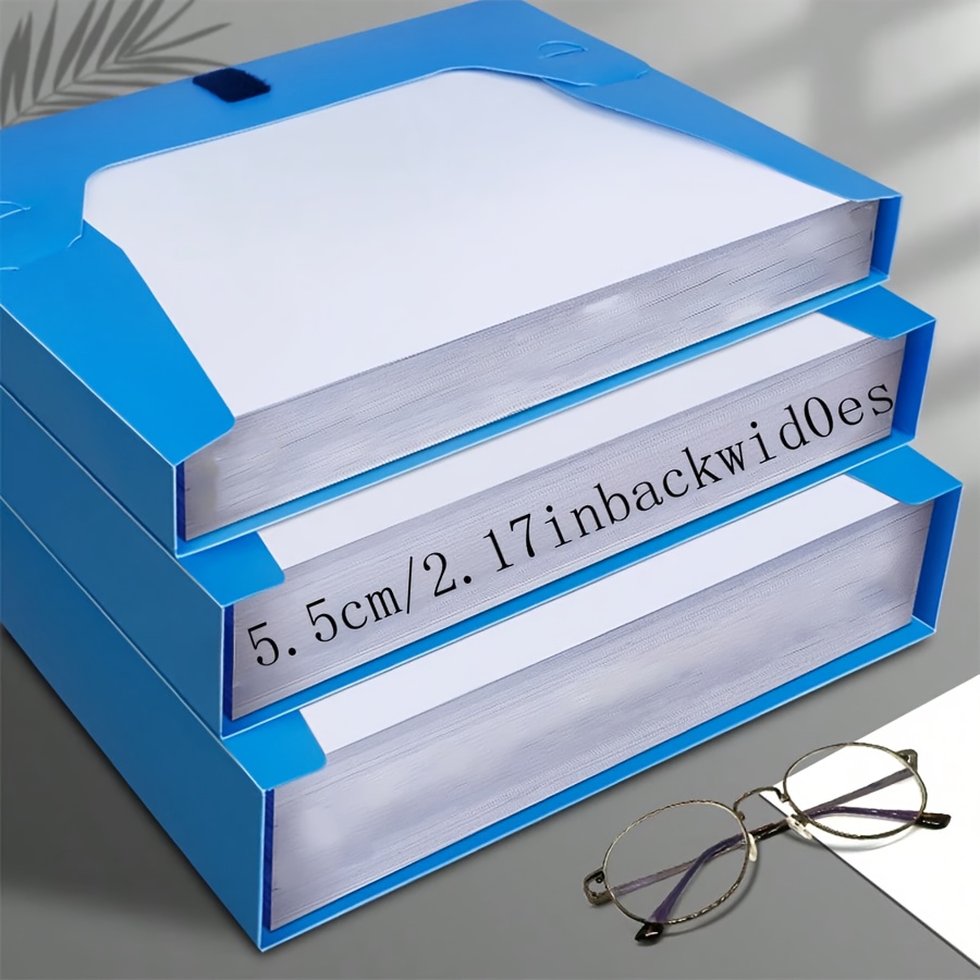 1pcs Foldable A4 File Folders, - Binder Storage Box ulasan dan harga