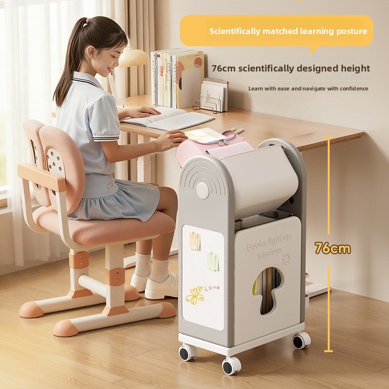 Multi-Tier Rolling School Bag  - Book Cart Rolling ulasan dan harga