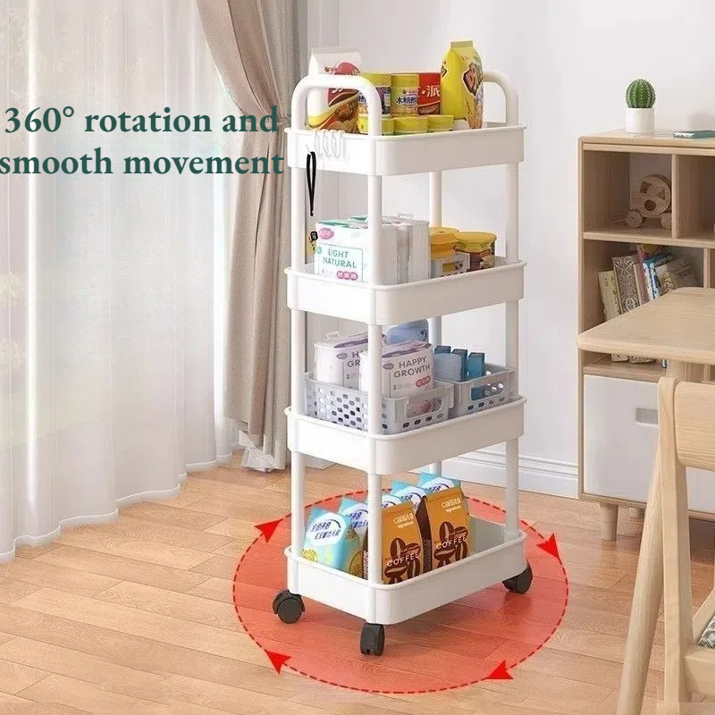 Kitchen Multi-Functional Rolli - Book Cart Rolling ulasan dan harga