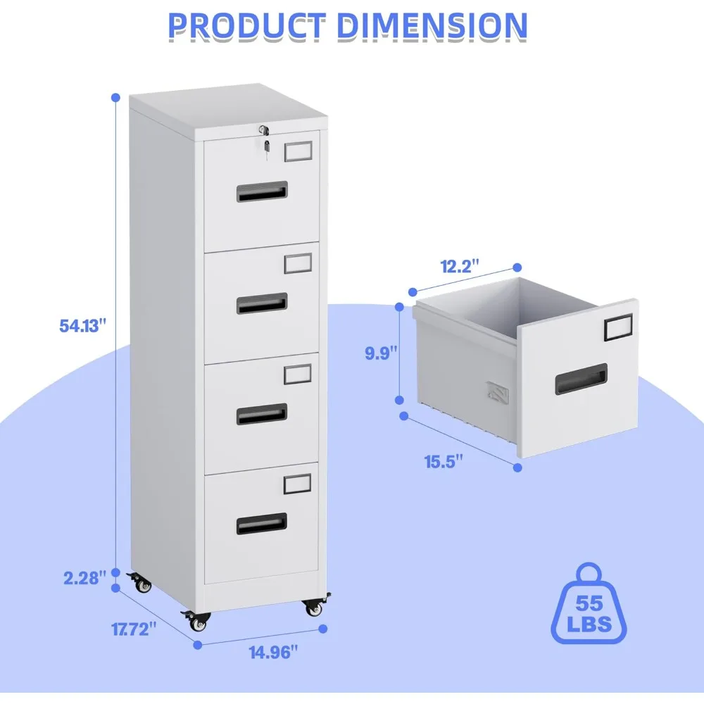 4 Drawer Lockable Office Files - Office Furniture Names ulasan dan harga