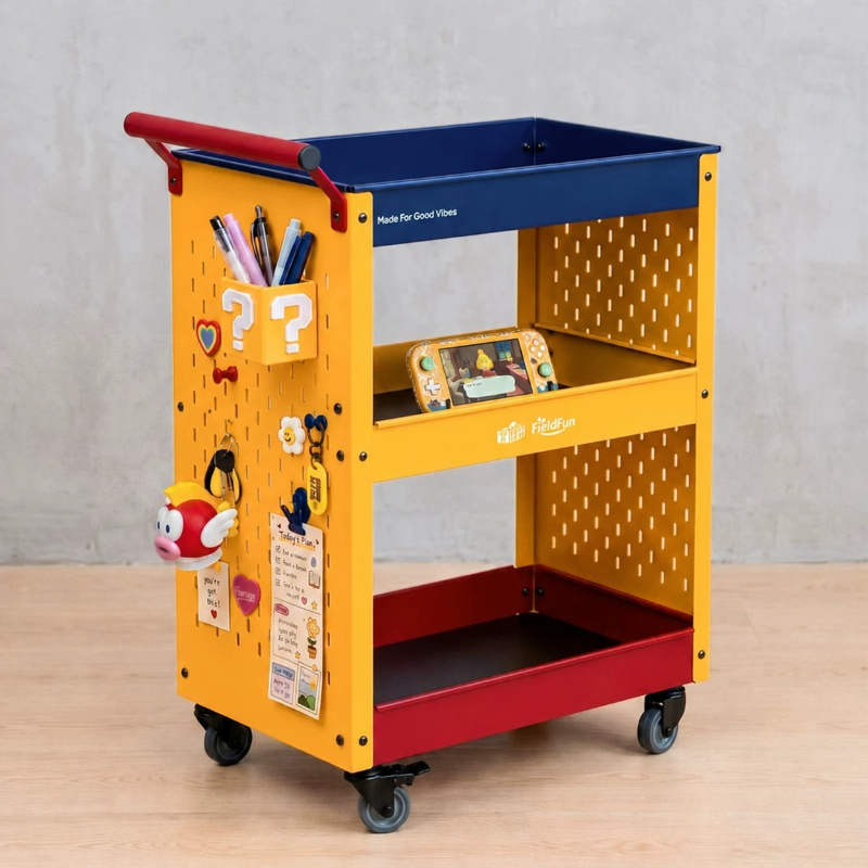 Pegboard Rolling Utility Cart  - Book Cart Rolling ulasan dan harga