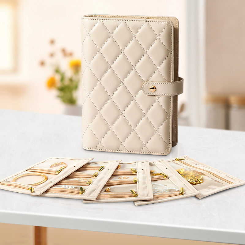 PU Leather Jewelry Storage Boo - Binder Storage Box ulasan dan harga