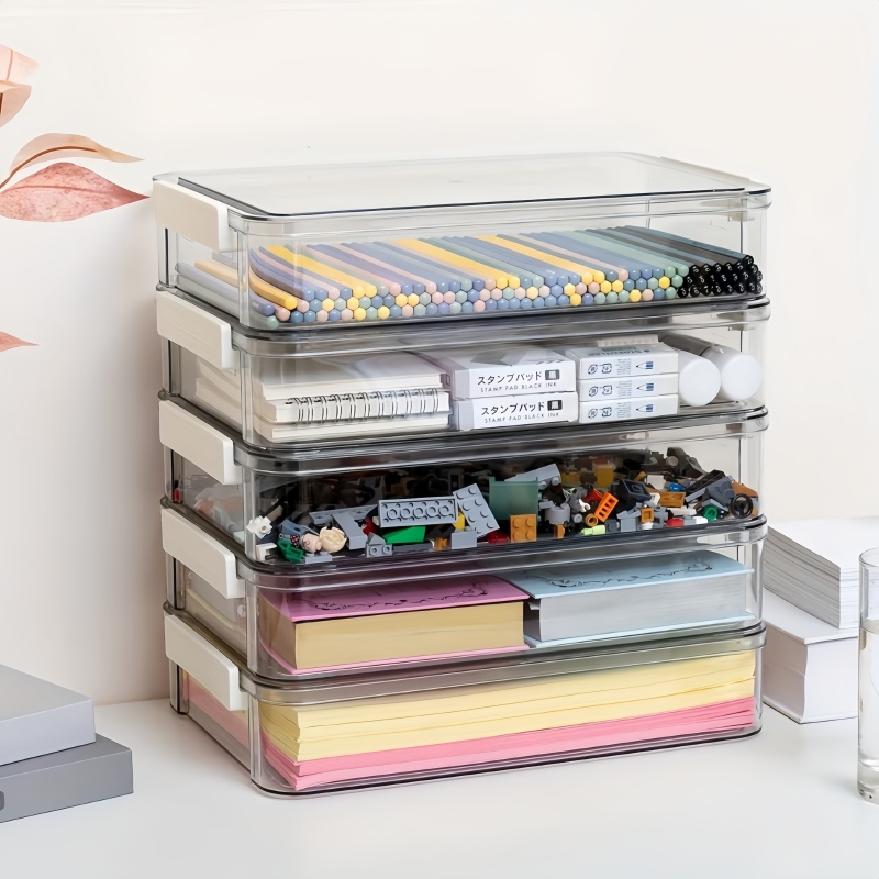 2-Pack A4 Document Storage Box - Binder Storage Box ulasan dan harga