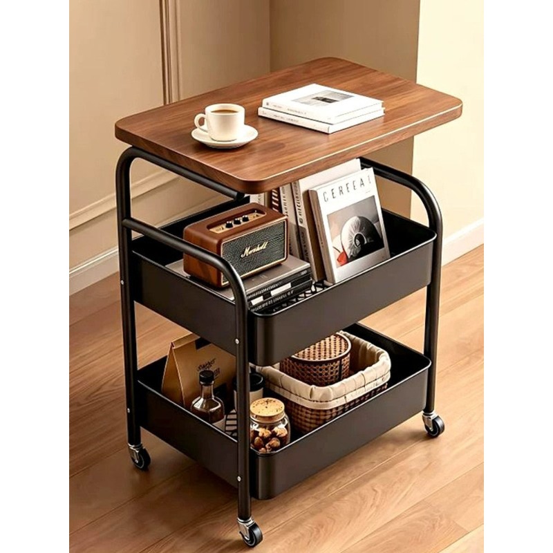 Mid-Century Modern Rolling Sto - Book Cart Rolling ulasan dan harga