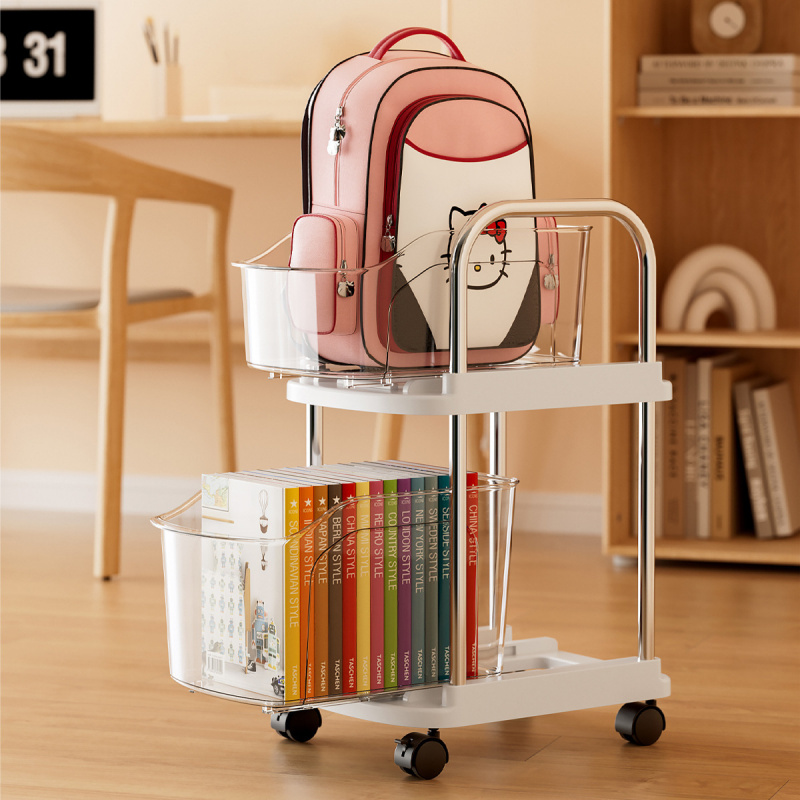 Rolling Storage Cart Plastic M - Book Cart Rolling ulasan dan harga