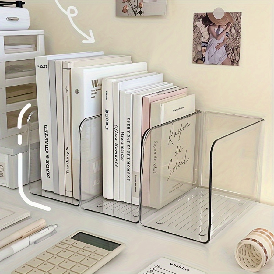 1pc Plastic Book Stand Organiz - Office Furniture For Sale ulasan dan harga