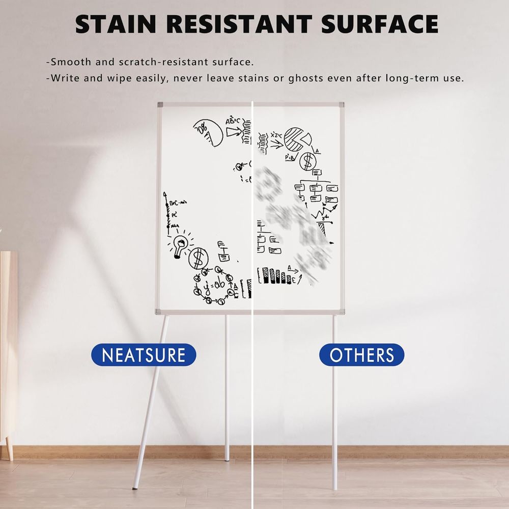 Large Whiteboard Easel with St - Whiteboard Easel Tripod ulasan dan harga