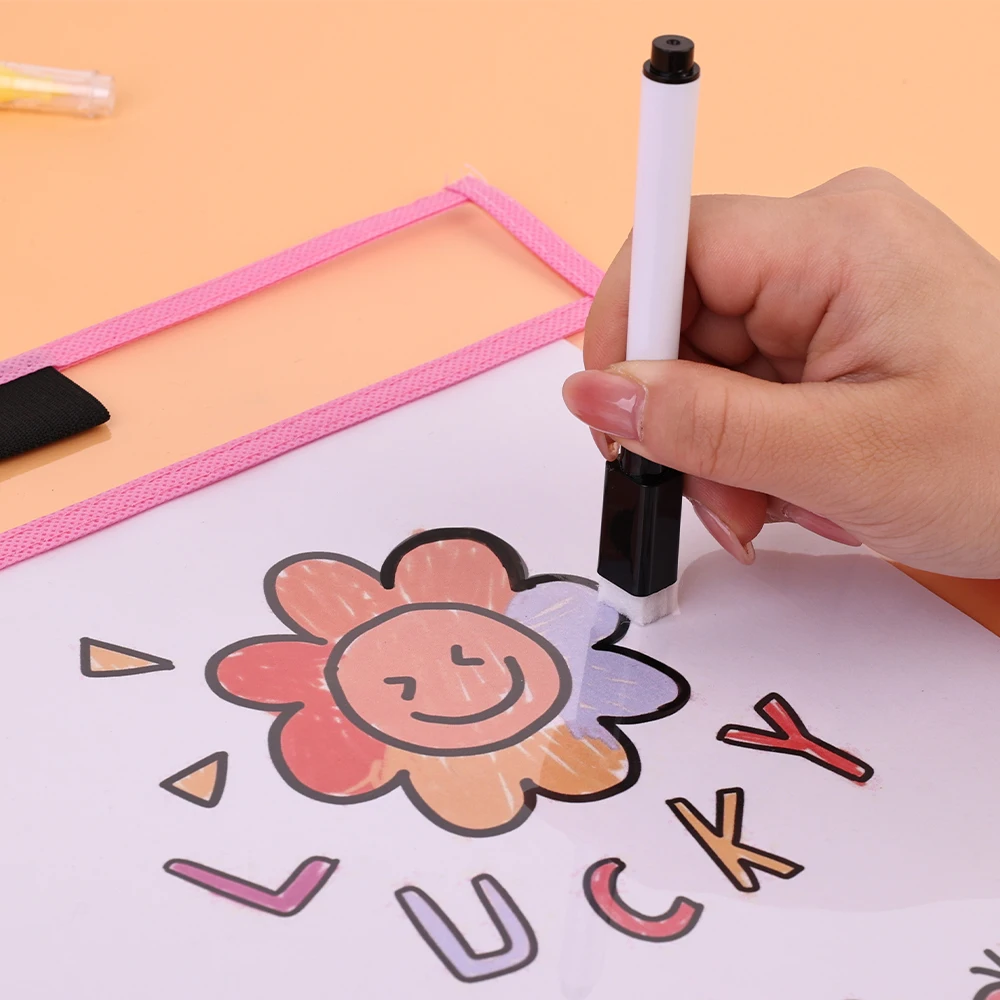 Dry Erase Pockets Reusable Fil - Binder Storage Box ulasan dan harga