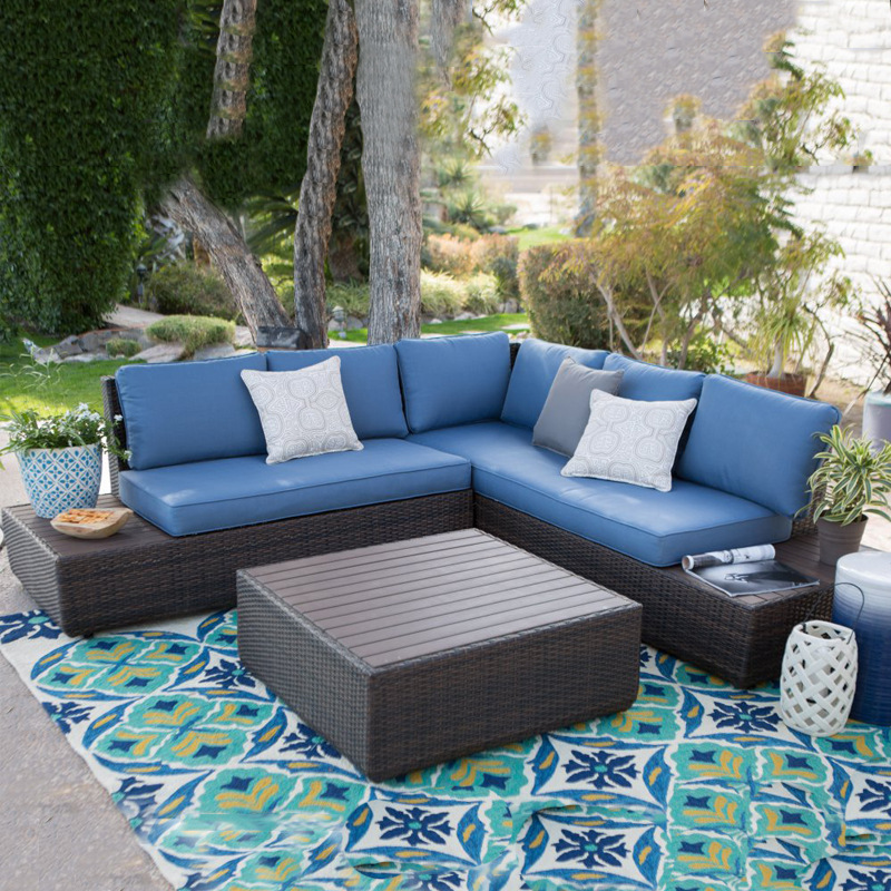 Outdoor Sofa Courtyard Rattan  - Office Furniture For Sale ulasan dan harga