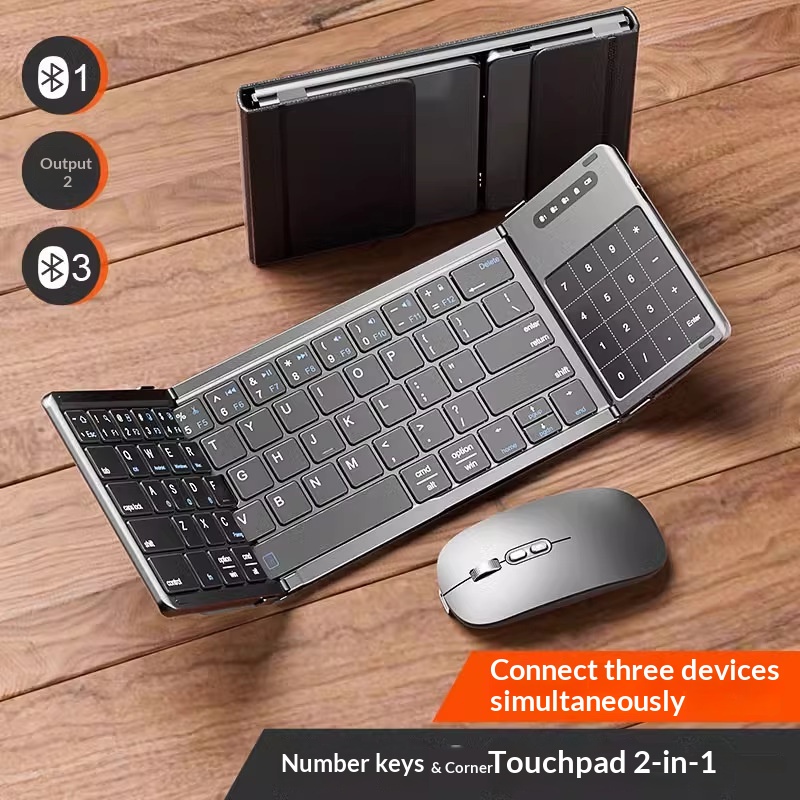 Mengzu Tri Fold Wireless Bluet - Adjustable Laptop Table ulasan dan harga