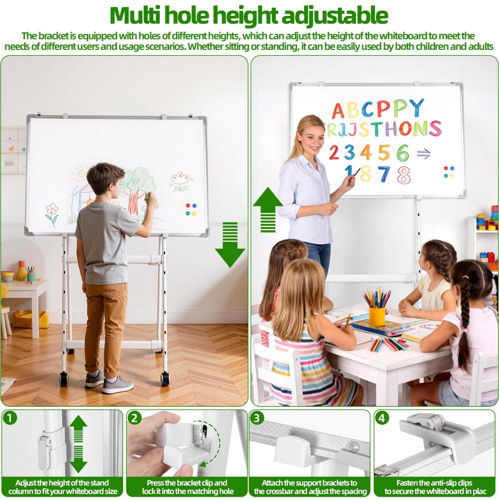 40x28 Magnetic Dry Erase White - Whiteboard Easel Tripod ulasan dan harga