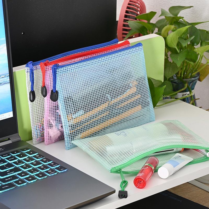 5/20PCS A4/A5 Mesh Zipper Pouc - Binder Storage Box ulasan dan harga
