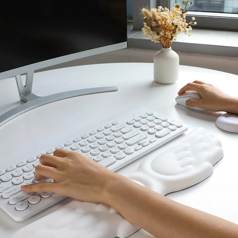 Keyboard Mouse Wrist Rest Ange - Adjustable Laptop Table ulasan dan harga