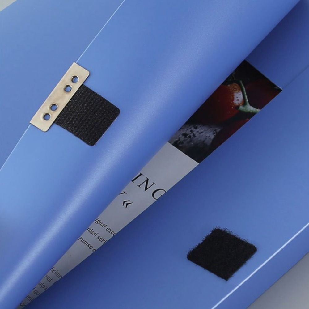 Desktop Black Blue A4 File Fol - Binder Storage Box ulasan dan harga