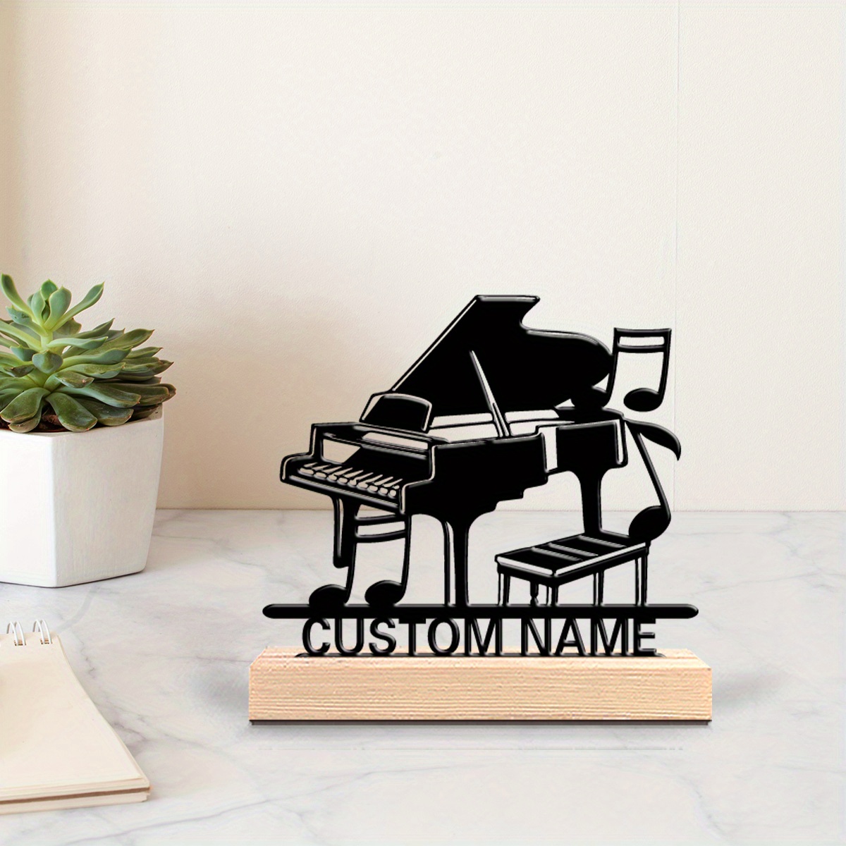 Personalized Piano Silhouette  - Office Furniture Names ulasan dan harga