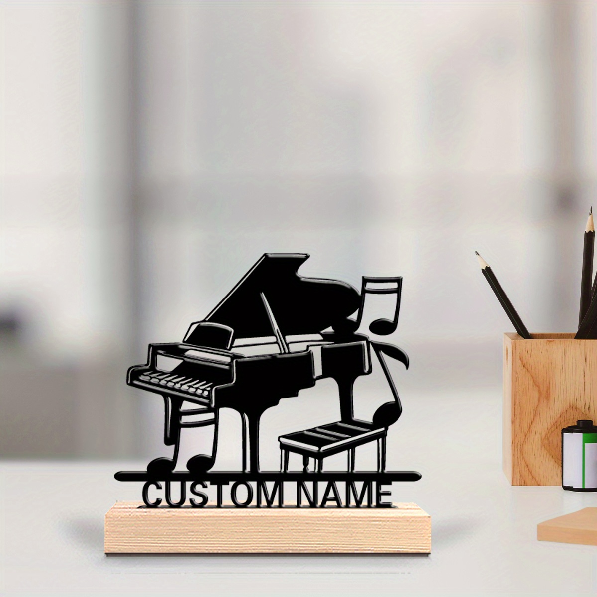 Personalized Piano Silhouette  - Office Furniture Names ulasan dan harga