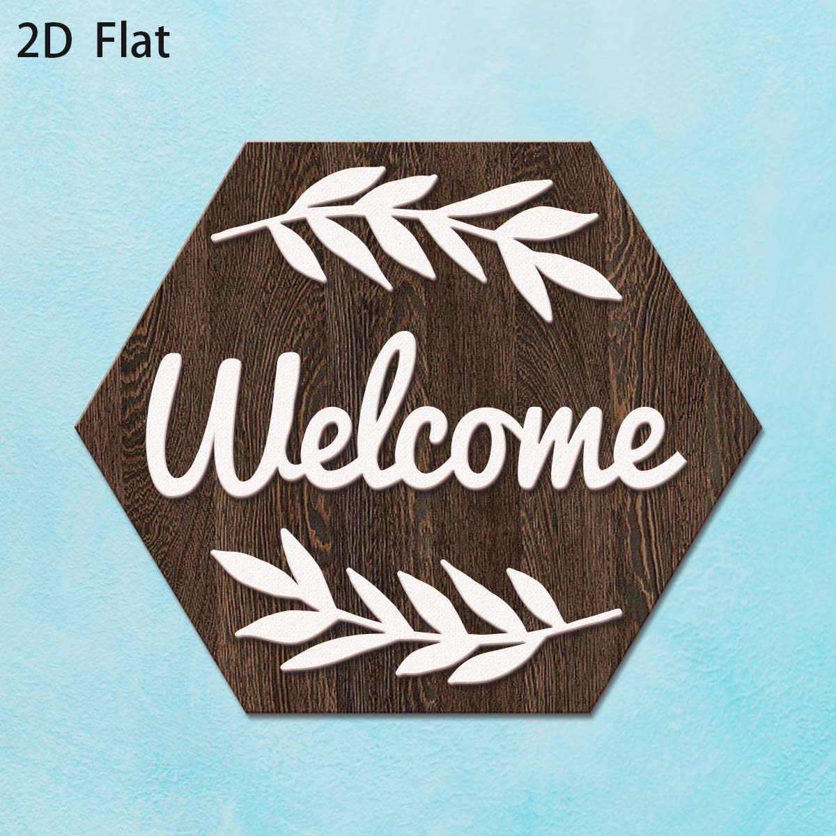 1Pc Vintage-style Welcome Wood - Office Furniture Names ulasan dan harga
