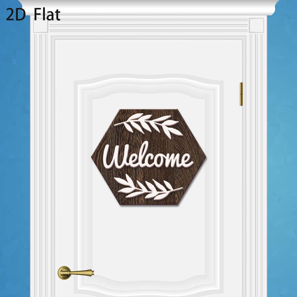 1Pc Vintage-style Welcome Wood - Office Furniture Names ulasan dan harga