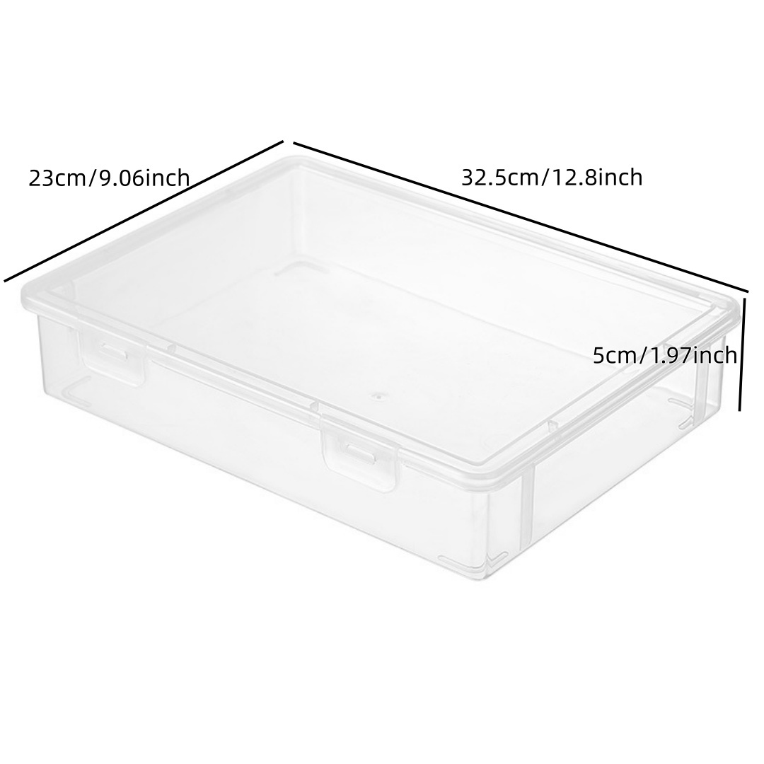 Stackable Clear A4 Document St - Binder Storage Box ulasan dan harga