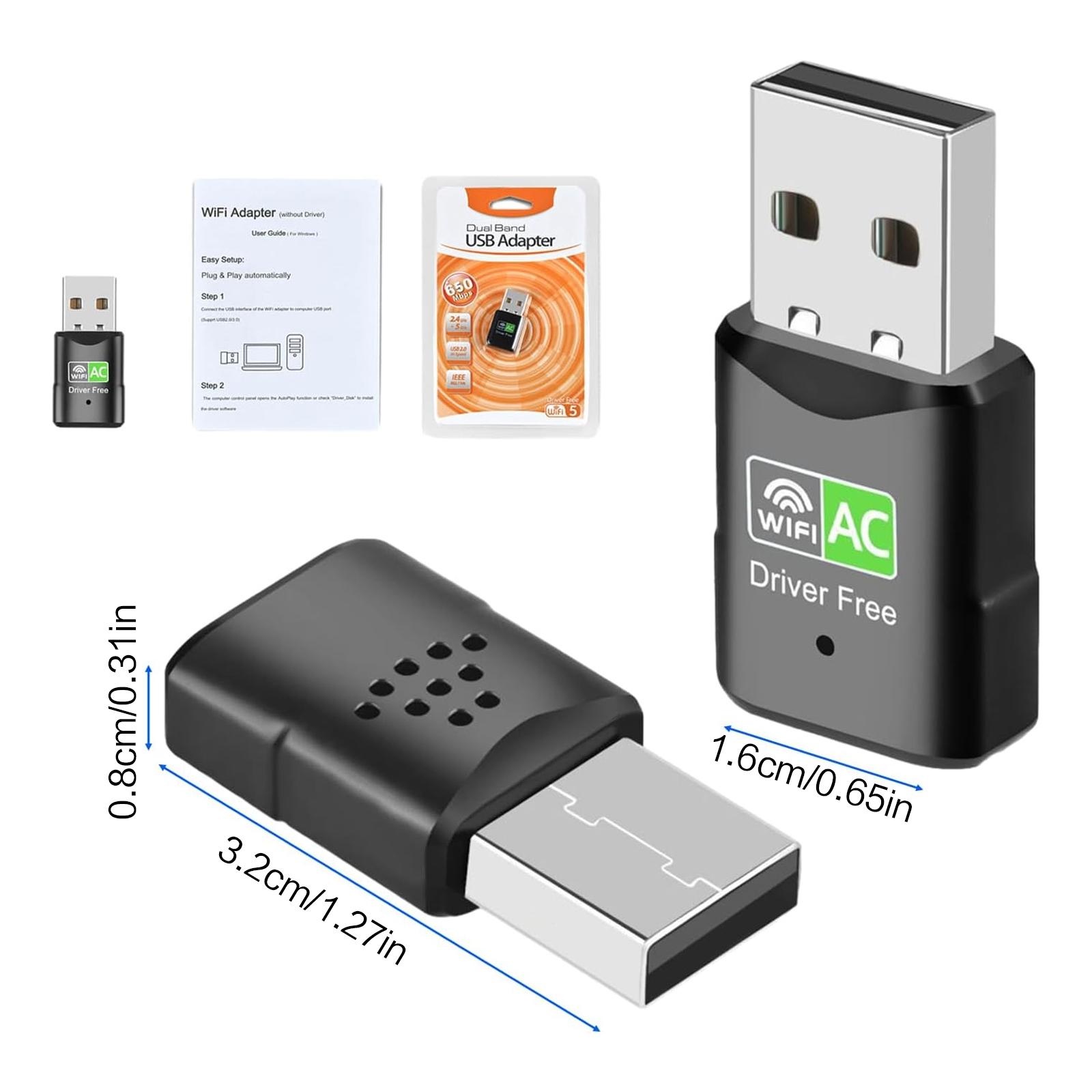 AC600 USB WiFi Adapter, Dual B - Adjustable Laptop Table ulasan dan harga