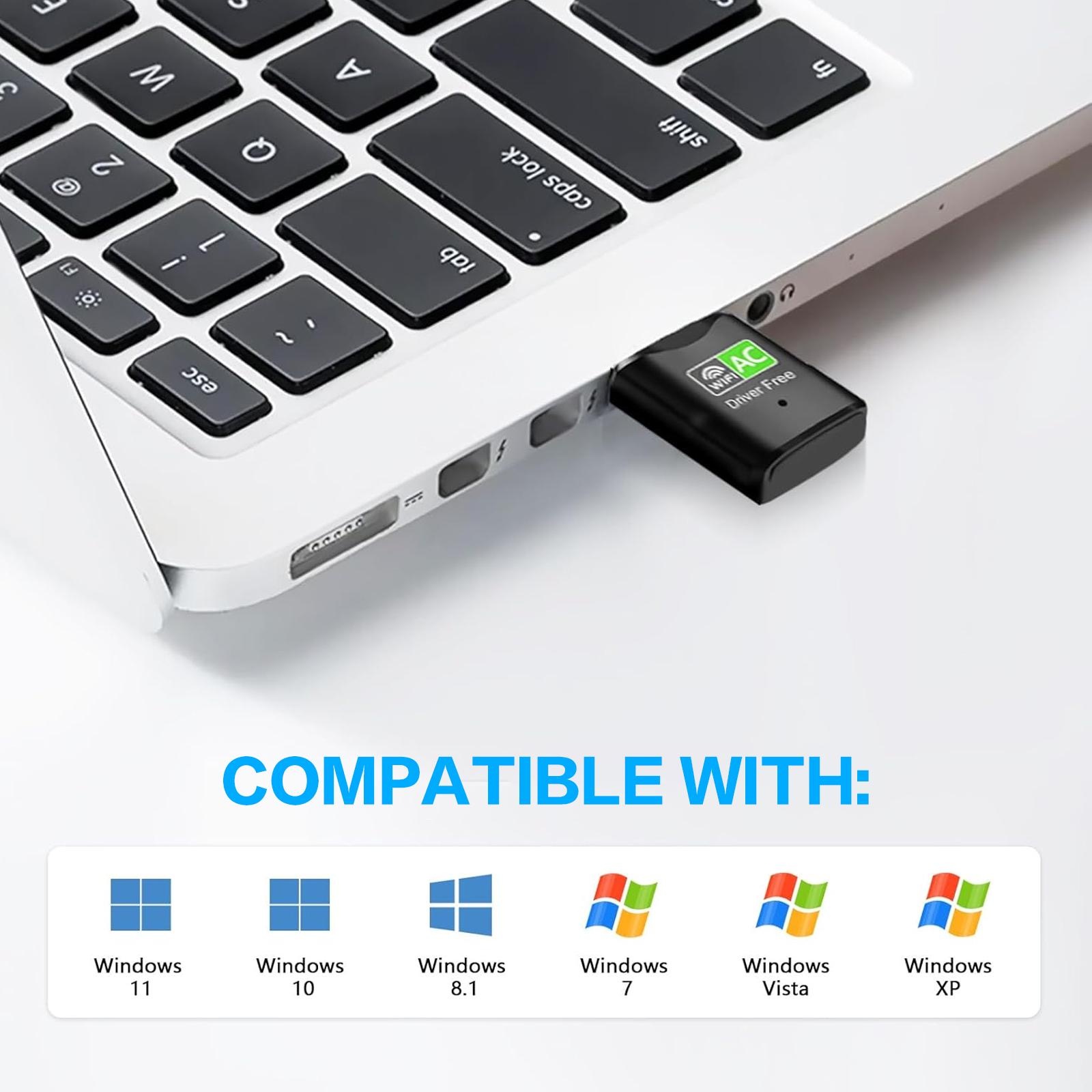 AC600 USB WiFi Adapter, Dual B - Adjustable Laptop Table ulasan dan harga