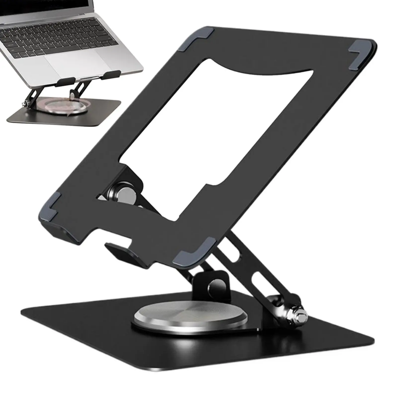 LUSQI 360° Rotating Laptop Sta - Adjustable Laptop Table ulasan dan harga